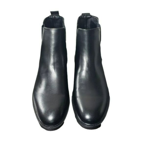Unlisted by Kenneth Cole Mens Black Peyton Chelsea Slip On Ankle Boots Size 11 M - Picture 5 of 10